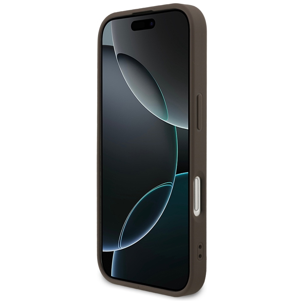 Guess 4G Ring Classic Logo MagSafe vāciņš ar MagSafe priekš iPhone 17 – brūns | Phone Case Cover (3)