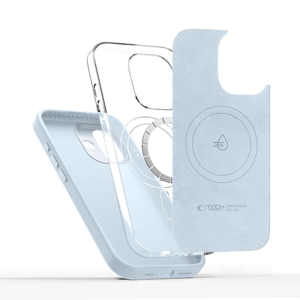 Tech-Protect Uniq MagSafe vāciņš iPhone 17 tālrunim – zils | Phone Case Cover (2)