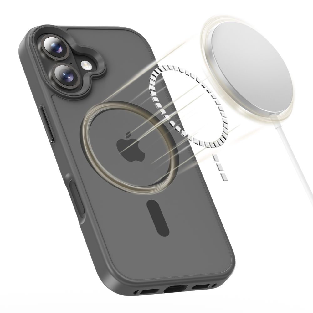 Tech-Protect MagMat MagSafe vāciņš iPhone 17 telefonam – pelēks | Phone Case Cover (2)