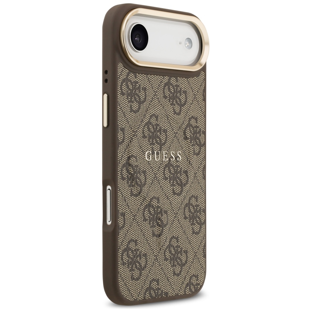 Guess 4G PU Classic Logo MagSafe Maciņš ar MagSafe iPhone 17 Air tālrunim – brūns | Phone Case Cover (2)