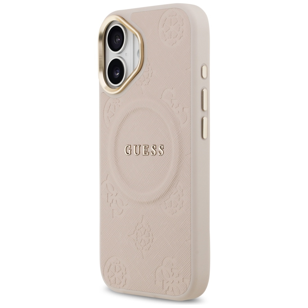 Guess Peony Hot Stamp MagSafe iPhone 17 maciņš – rozā | Phone Case Cover (0)