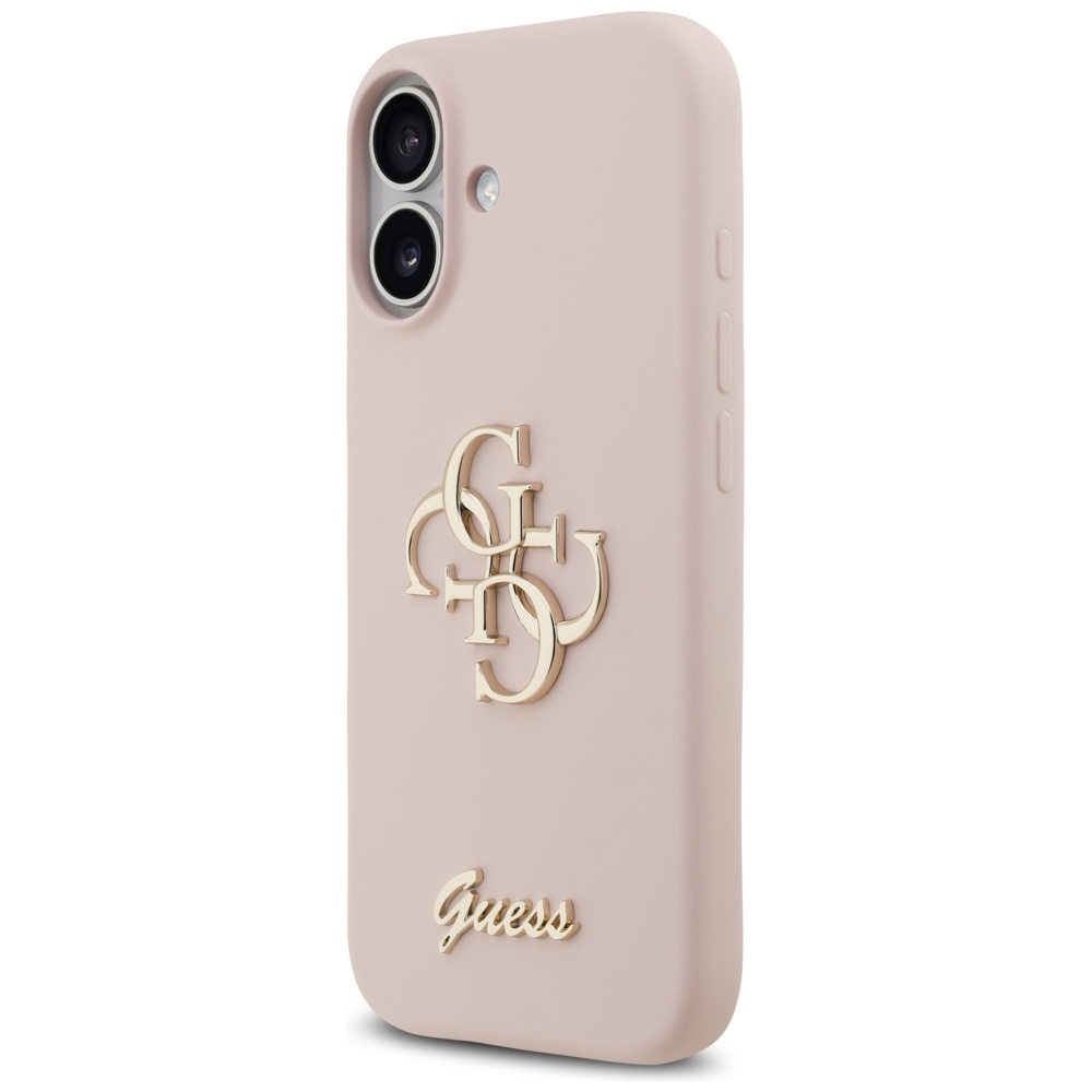 Guess silikona Big 4G Script vāciņš iPhone 17 – rozā | Phone Case Cover (0)