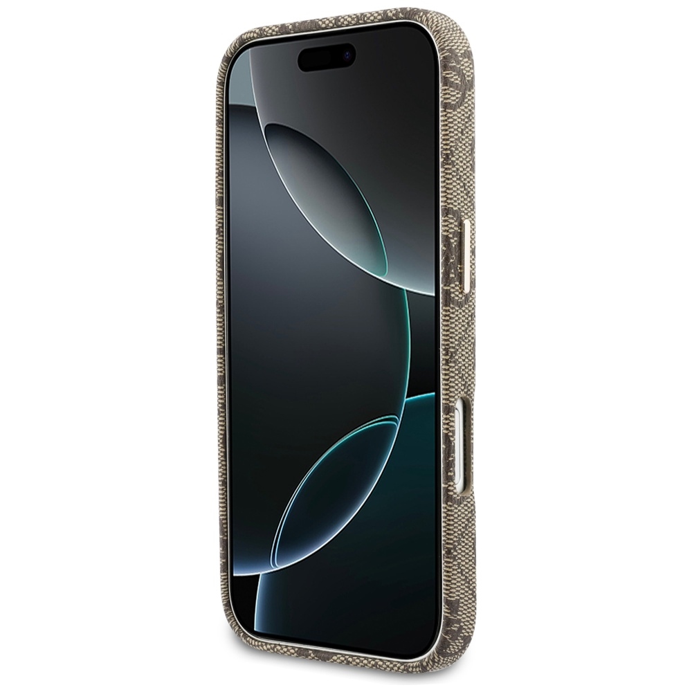 Guess 4G Script MagSafe MagCase iPhone 17 telefonam – brūns | Phone Case Cover (3)