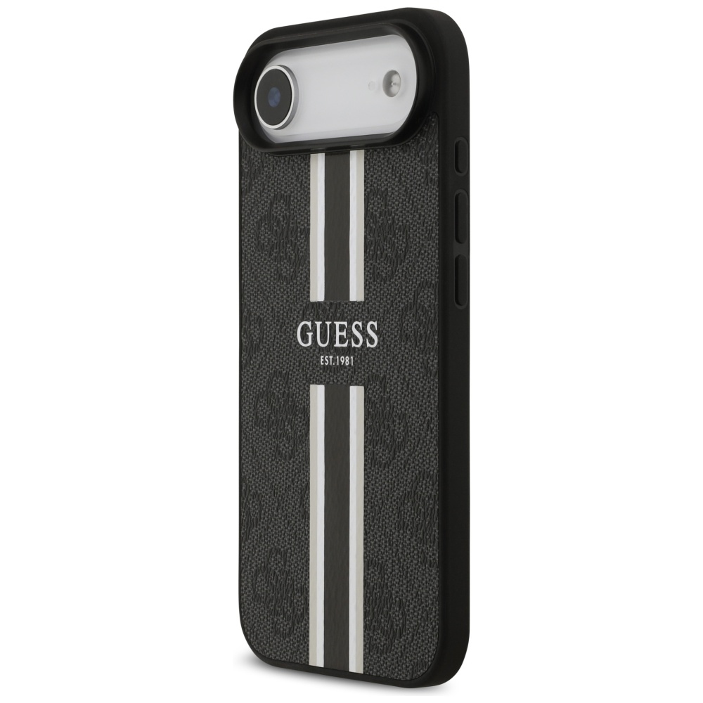 Guess 4G Printed Stripes MagSafe vāciņš iPhone 17 Air – melns | Phone Case Cover (0)