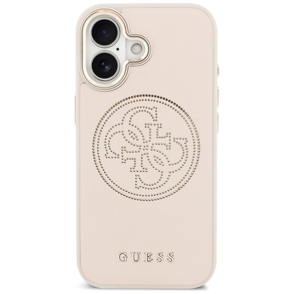 Guess perēts 4G MagSafe telefona vāciņš maciņs iPhone 17 – rozā | Phone Case Cover (1)