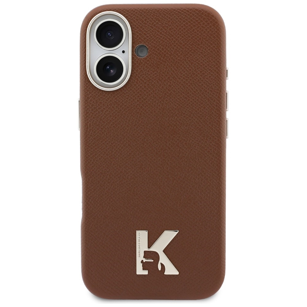 Karl Lagerfeld Karl Head Logo MagSafe MagCase iPhone 17 telefonam – brūns | Phone Case Cover (1)
