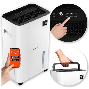 Kompresora gaisa sausinātājs Berdsen BD-534 ar Wi-Fi, 20L, balts