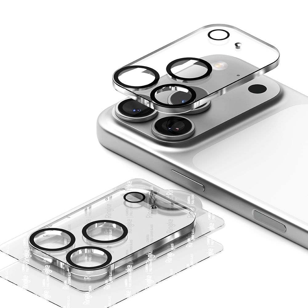 Ringke Camera Full Cover 2-gab. komplekts iPhone 17 Pro kamerai – melns | Camera Protector (1)