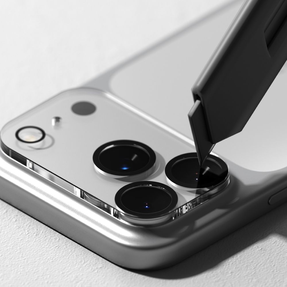 Ringke Camera Full Cover 2-gab. komplekts iPhone 17 Pro kamerai – melns | Camera Protector (3)