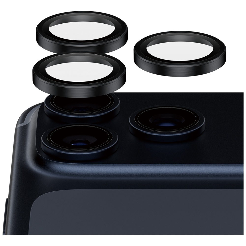 PanzerGlass Hoops Ceramic II kameras lēcas stikls iPhone 17 Pro / 17 Pro Max / 16 Pro / 16 Pro Max – melns | Camera... (0)