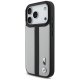 BMW M Perētās svītras logotipa MagSafe vāciņš iPhone 17 Pro - Pelēks | Perated Stripe Logo Phone Case Cover Gray