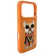 Nimmy Glasses stilīga suņa iPhone 17 Pro vāciņš – oranžs | Phone Case Cover