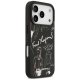Karl Lagerfeld MagSafe maciņš ar graudainu rakstu un logotipu iPhone 17 Pro – melns | Phone Case Cover