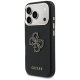 Guess FW Resin Logo maciņš iPhone 17 Pro tālrunim – melns | Phone Case Cover