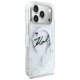 Karl Lagerfeld šķidrās gliteru Karl Script Logo MagSafe vāciņš iPhone 17 Pro – caurspīdīgs | Phone Case Cover