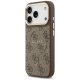 Guess 4G PU Classic Logo MagSafe Maciņš ar MagSafe iPhone 17 Pro tālrunim – brūns | Phone Case Cover