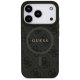 Guess 4G Ring Classic Logo MagSafe vāciņš iPhone 17 Pro telefonam – melns | Phone Case Cover