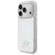 Karl Lagerfeld Croco KL Script Logo MagSafe vāciņš ar MagSafe iPhone 17 Pro tālrunim – sudraba krāsā | Phone...