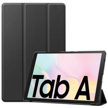Samsung Galaxy Tab A7 10.4 (2020) (SM-T500/505) Trifold Protective Cover Case, Black | Planšetes Vāciņš Maciņš Apvalks Grāmatiņa
