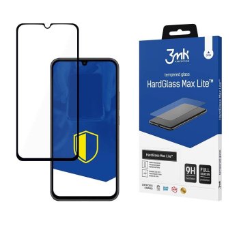 Samsung Galaxy A34 (SM-A346) Telefona Aizsargstikls uz Visu Ekrānu | 3MK HardGlass Max Lite 5D Tempered Glass Screen Protector
