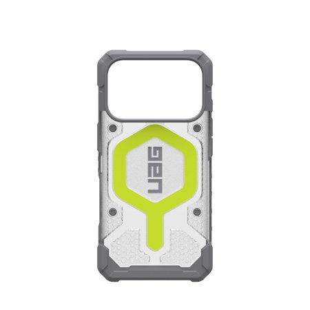 UAG Pathfinder Clear MagSafe vāciņš ar MagSafe iPhone 17 Pro telefonam – Neonpelēks | Phone Case Cover (1)