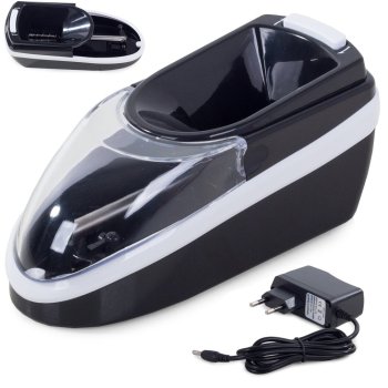 Elektriskā cigarešu pildīšanas mašīna, regulējama blīvuma, melna, 001