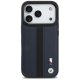 BMW M perēta svītru logotipa MagSafe vāciņš iPhone 17 Pro – tumši zils | Phone Case Cover