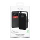 Puro Wallet Stand maciņš iPhone 17 Pro, izgatavots no eko-ādas, ar vāciņu, maku un statīva funkciju - melns |...