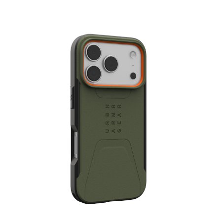 UAG Civilian MagSafe vāciņš iPhone 17 Pro – olīvzaļš un oranžs | Phone Case Cover (0)