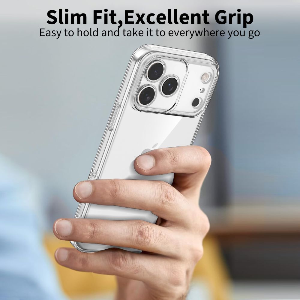 Tech-Protect FlexAir vāciņš iPhone 17 Pro - Caurspīdīgs | Phone Case Cover Clear (2)