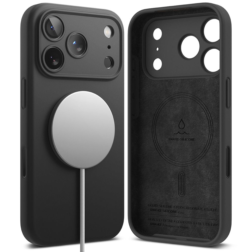Ringke silikona magnētiskais MagSafe maciņš iPhone 17 Pro | Silicone Magnetic Phone Case Cover (0)