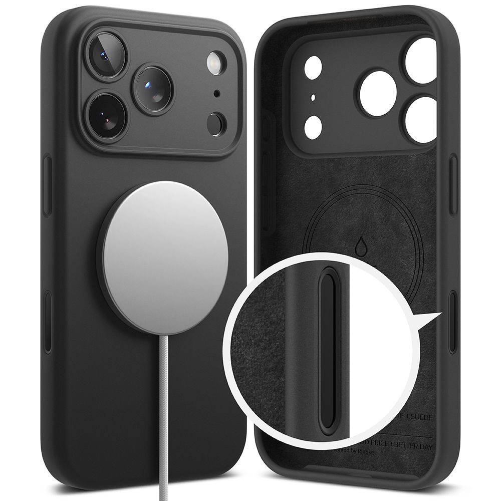 Ringke silikona magnētiskais MagSafe maciņš iPhone 17 Pro | Silicone Magnetic Phone Case Cover (1)