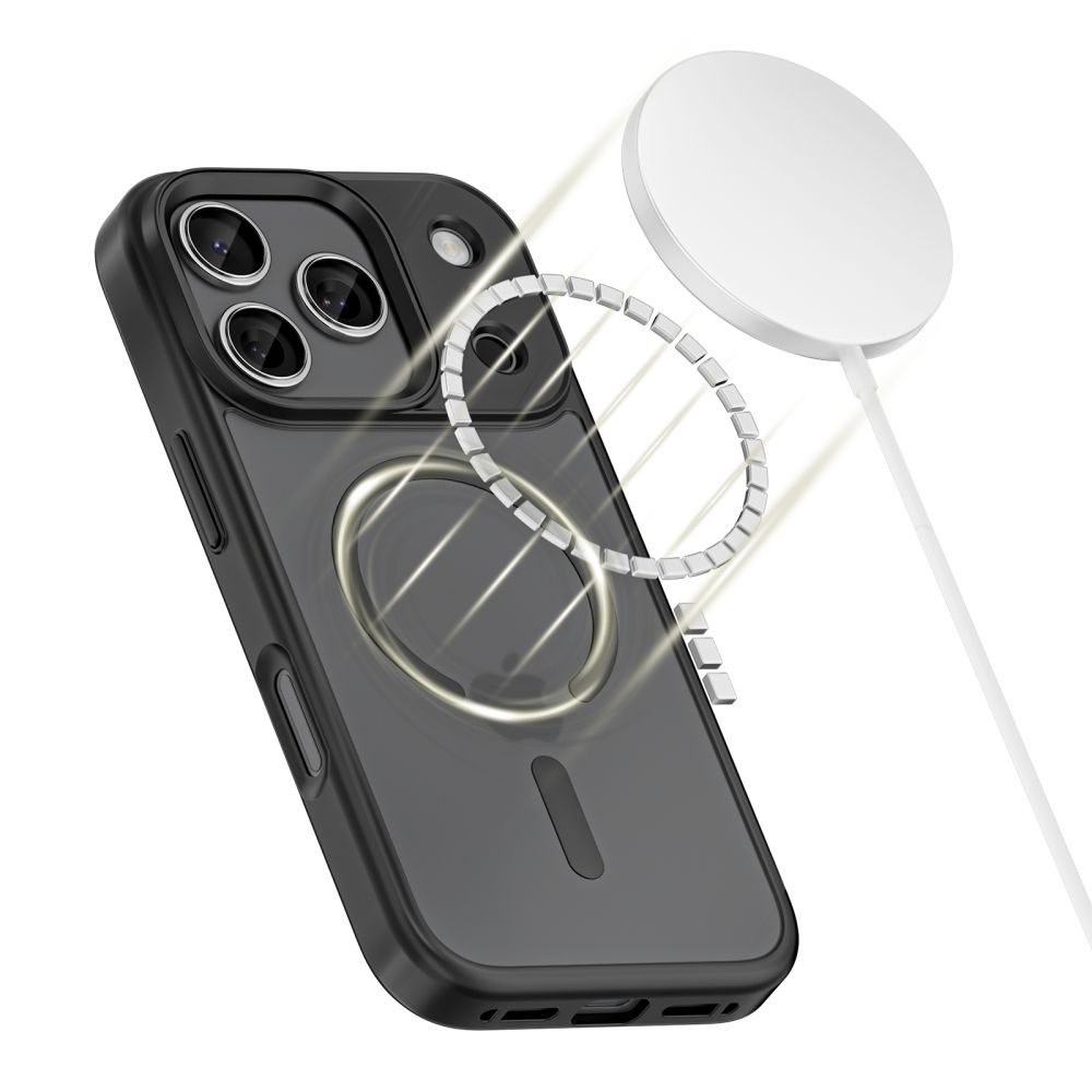 Tech-Protect MagMat MagSafe maciņš iPhone 17 Pro - matēts melns | Phone Case Cover Matte Black (0)