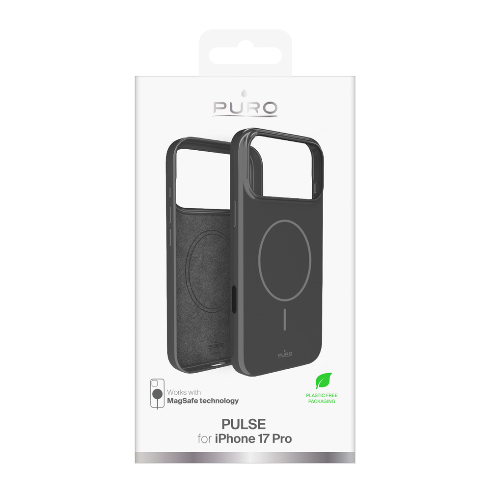 Puro Pulse iPhone 17 Pro polikarbonāta aizsargmaciņš - pelēks | Polycarbonate Protective Case Gray (0)