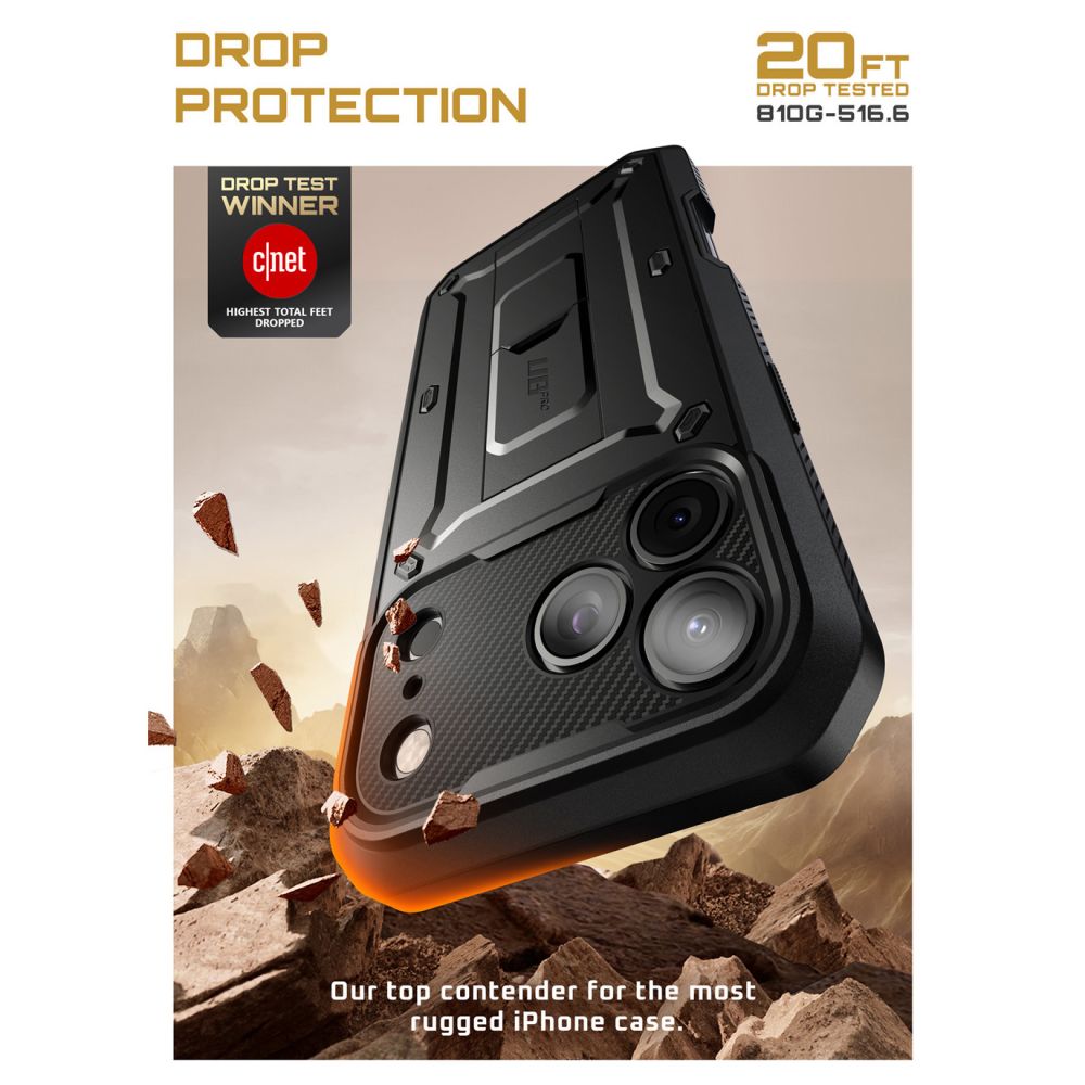 Supcase UB Pro vāciņš iPhone 17 - Melns | Phone Case Cover Black (0)