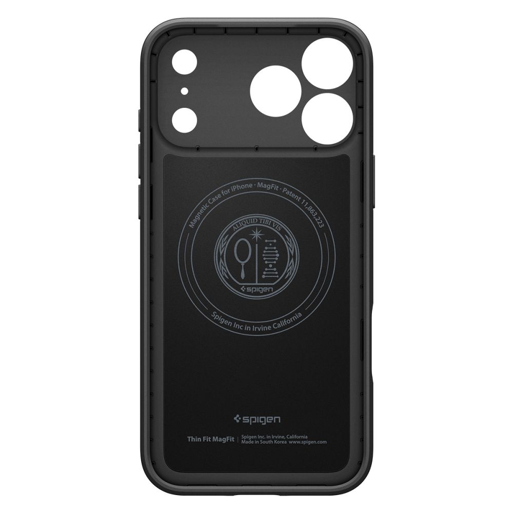 Spigen Thin Fit MagSafe vāciņš iPhone 17 Pro - Melns | Phone Case Cover Black (3)