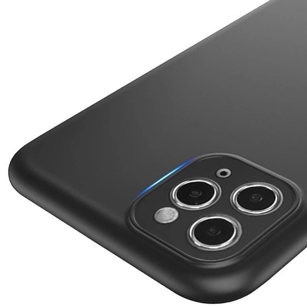 Mīksts vāciņš iPhone 17 Pro - melns | Soft Phone Case Cover Black (1)