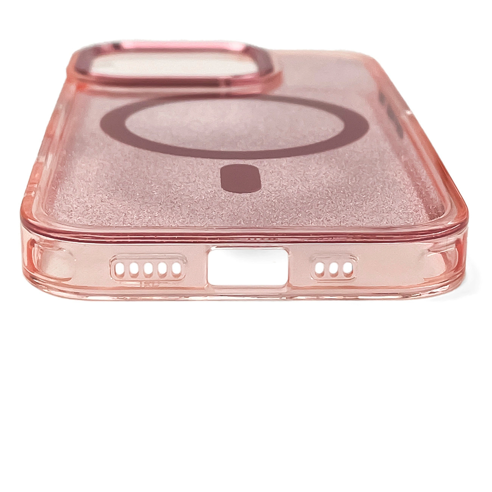 Glitter Case MagSafe saderīgs ar iPhone 17 Pro - Rozā | Compatible Pink (2)