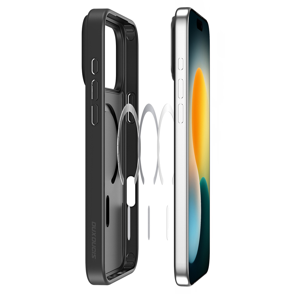 Dux Ducis Yind iPhone 17 Pro vāciņš ar MagSafe savietojamību - melns | Case Compatible With Black (2)