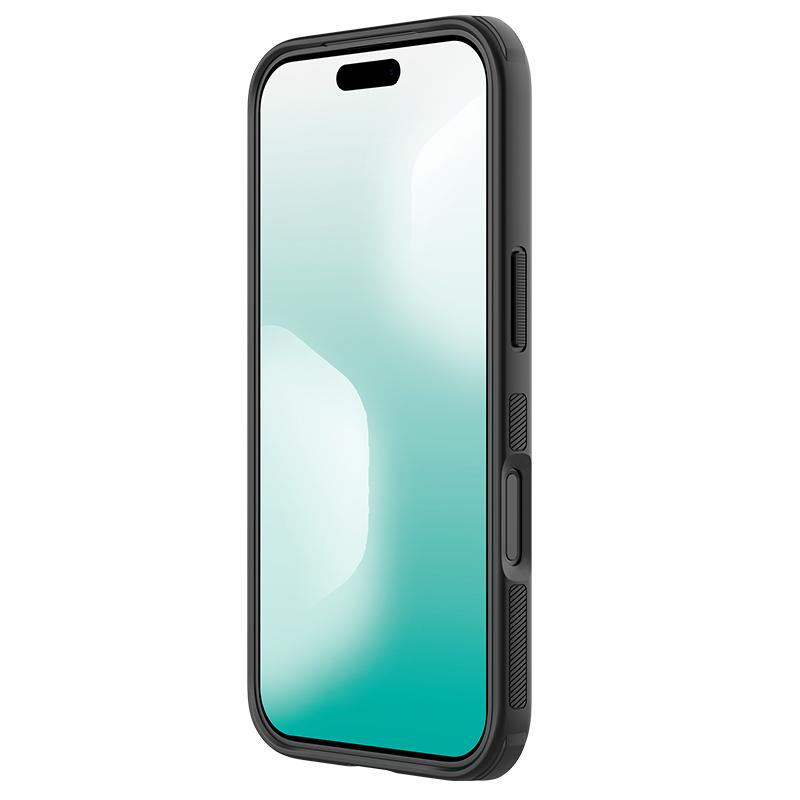 Nillkin Super Frosted Shield Pro magnētiskais vāciņš ar MagSafe iPhone 17 - Melns | Magnetic Case Compatible With ... (2)
