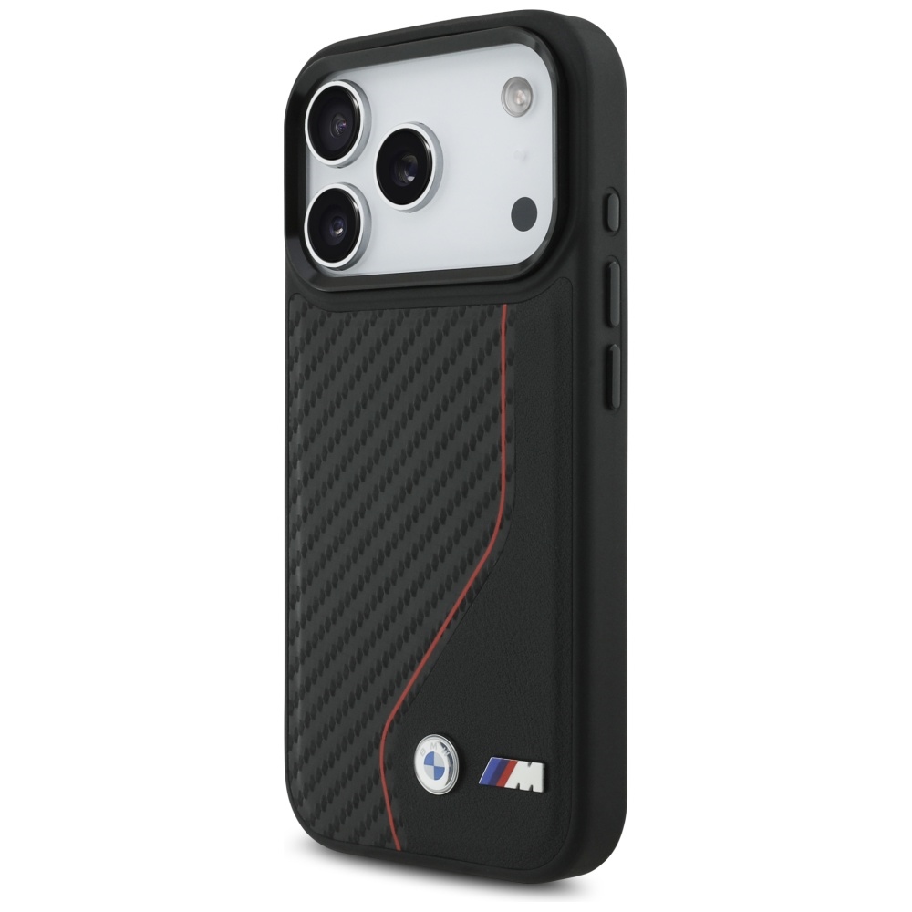 BMW M Carbon Line & Logo MagSafe vāciņš iPhone 17 Pro - sarkans | Phone Case Cover Red (0)