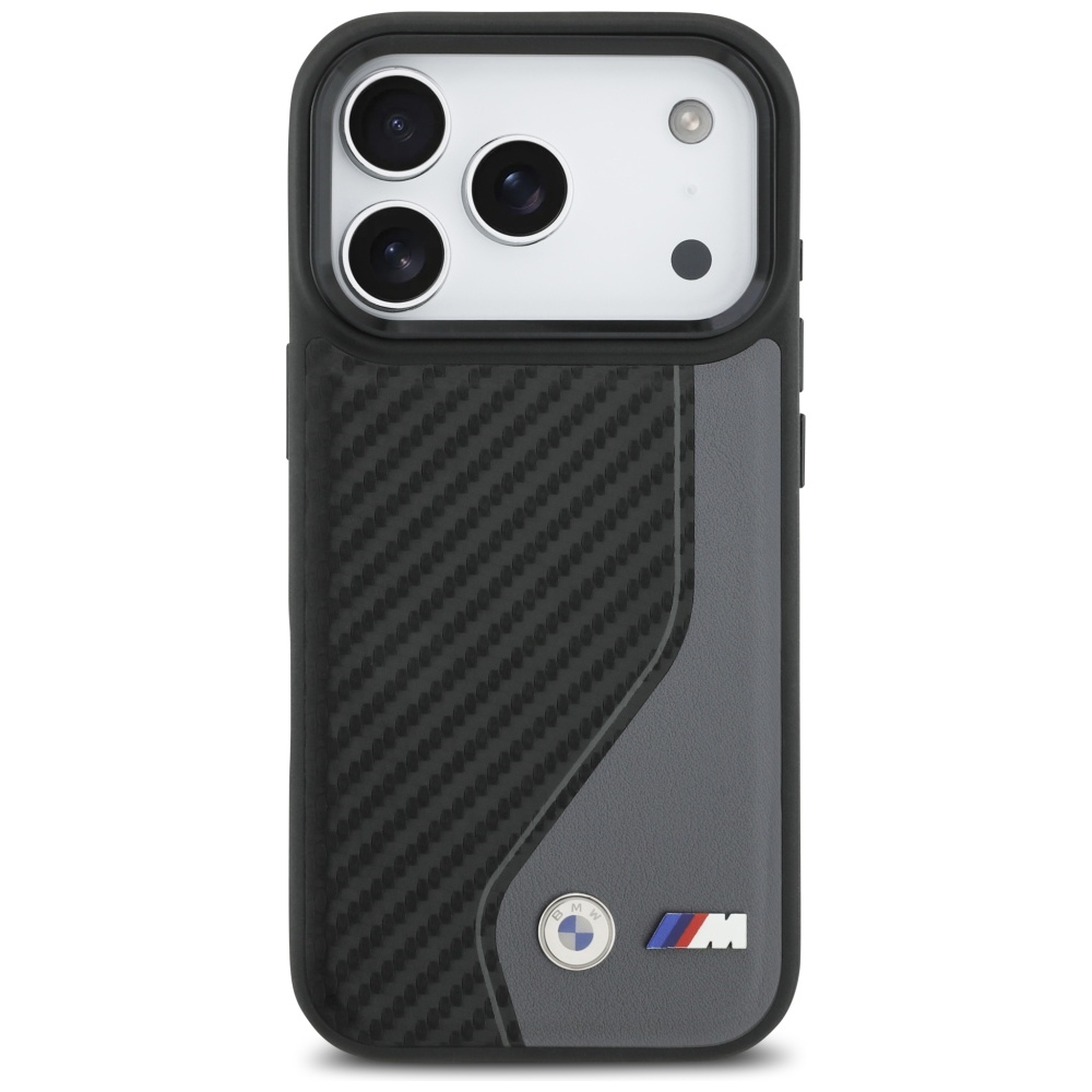 BMW M Carbon Logo MagSafe vāciņš iPhone 17 Pro - grafīta krāsa | Phone Case Cover Graphite (1)