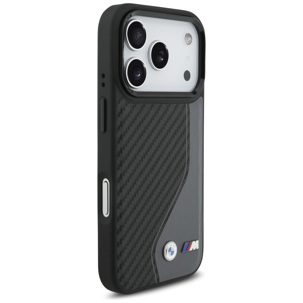 BMW M Carbon Logo MagSafe vāciņš iPhone 17 Pro - grafīta krāsa | Phone Case Cover Graphite (2)