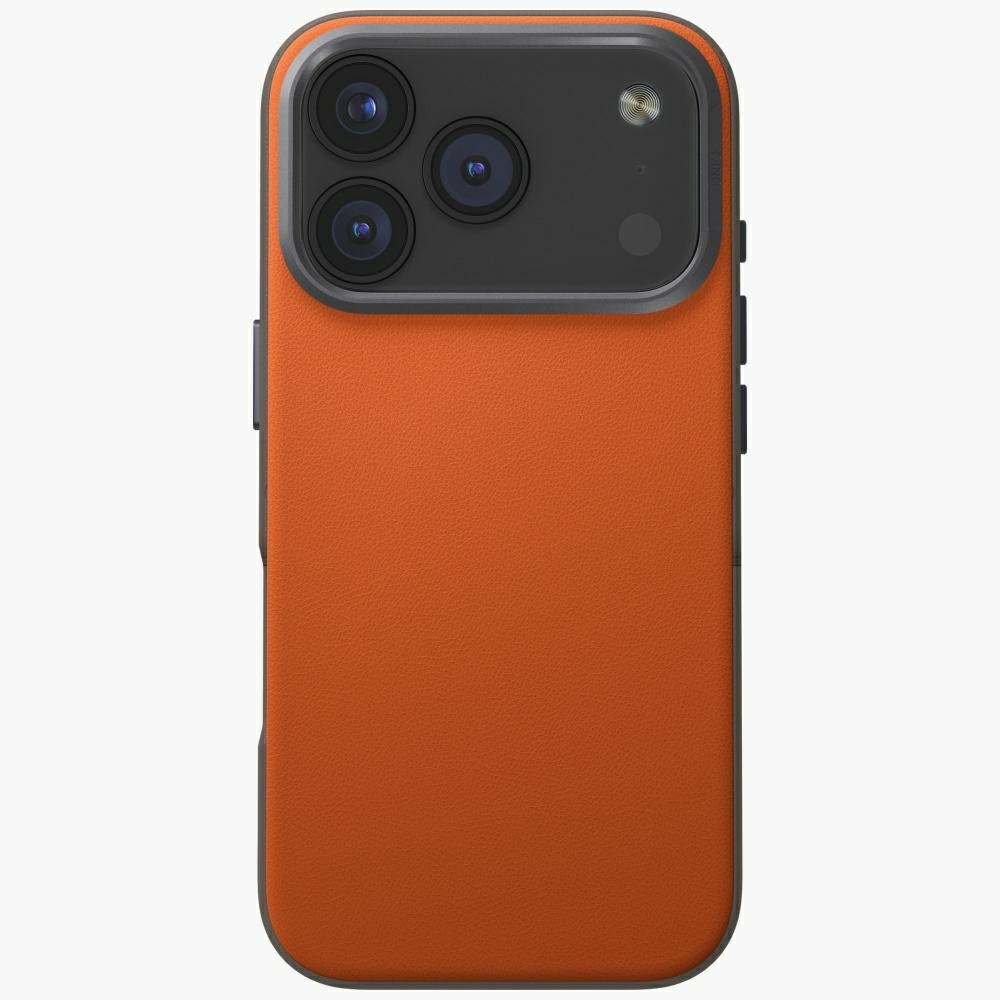 Uniq Lyden DS vāciņš iPhone 17 Pro ar Magclick uzlādi – oranži-pelēks | Phone Case Cover Charging - Orange-Gray (0)