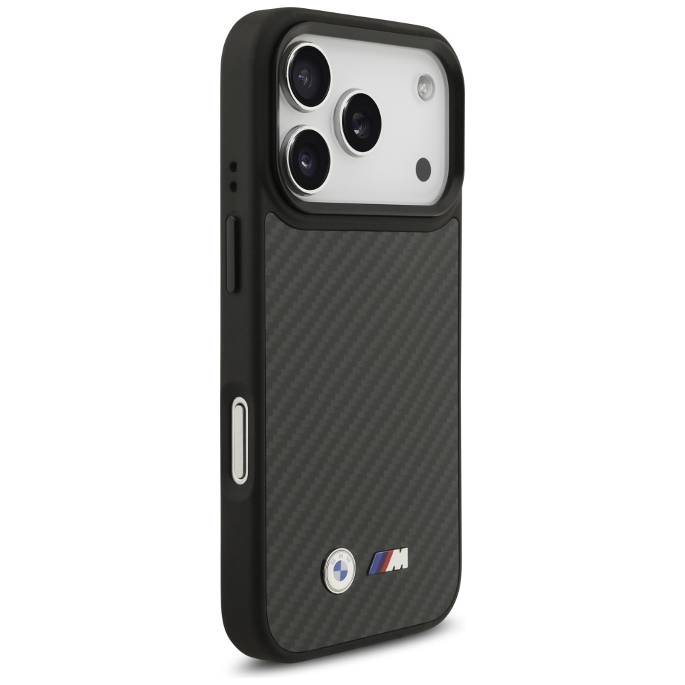 BMW M Kevlar matēts MagSafe vāciņš iPhone 17 Pro — melns | Phone Case Cover (2)