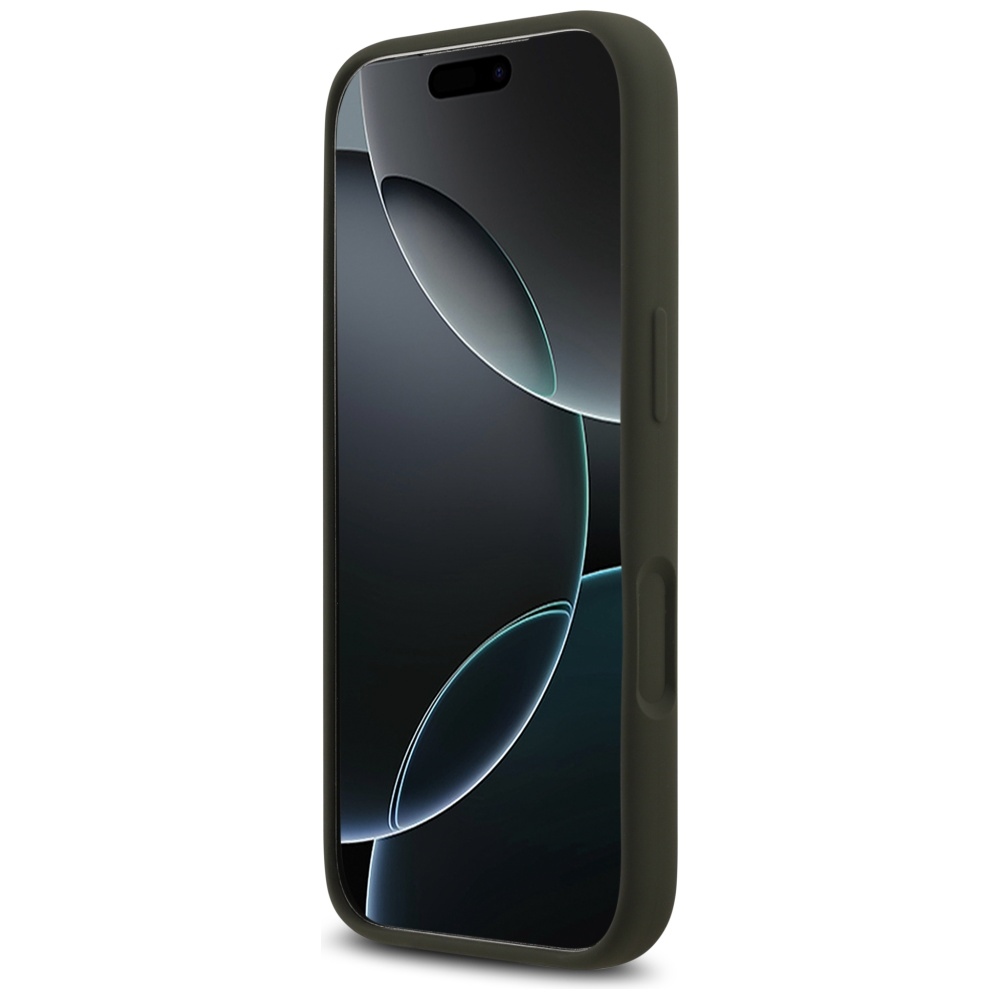 Guess silikona maciņš Big 4G Script iPhone 17 Pro - zaļš | Phone Case Cover (3)