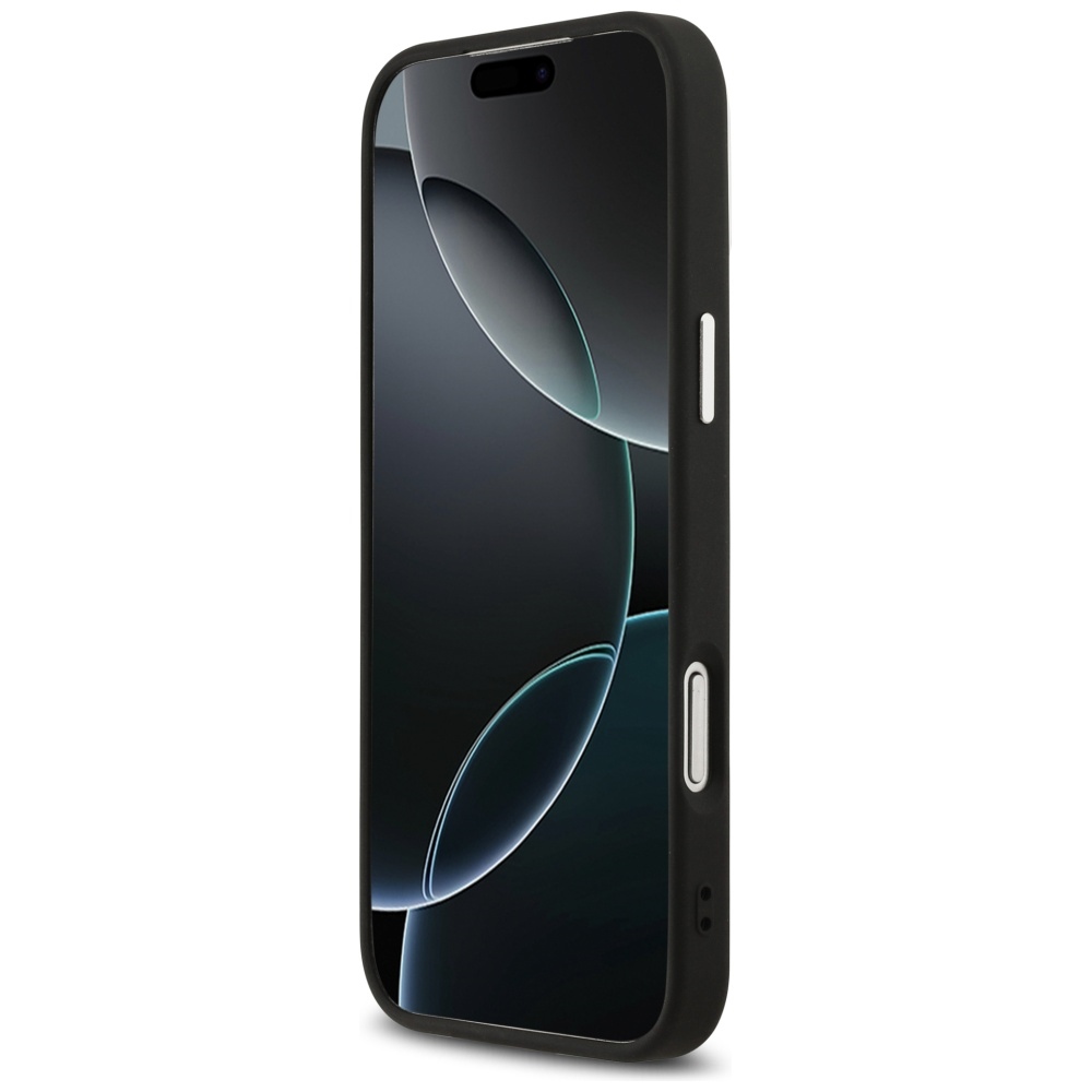 Guess Triangle Logo MagSafe vāciņš iPhone 17 Pro — melns | Phone Case Cover (3)