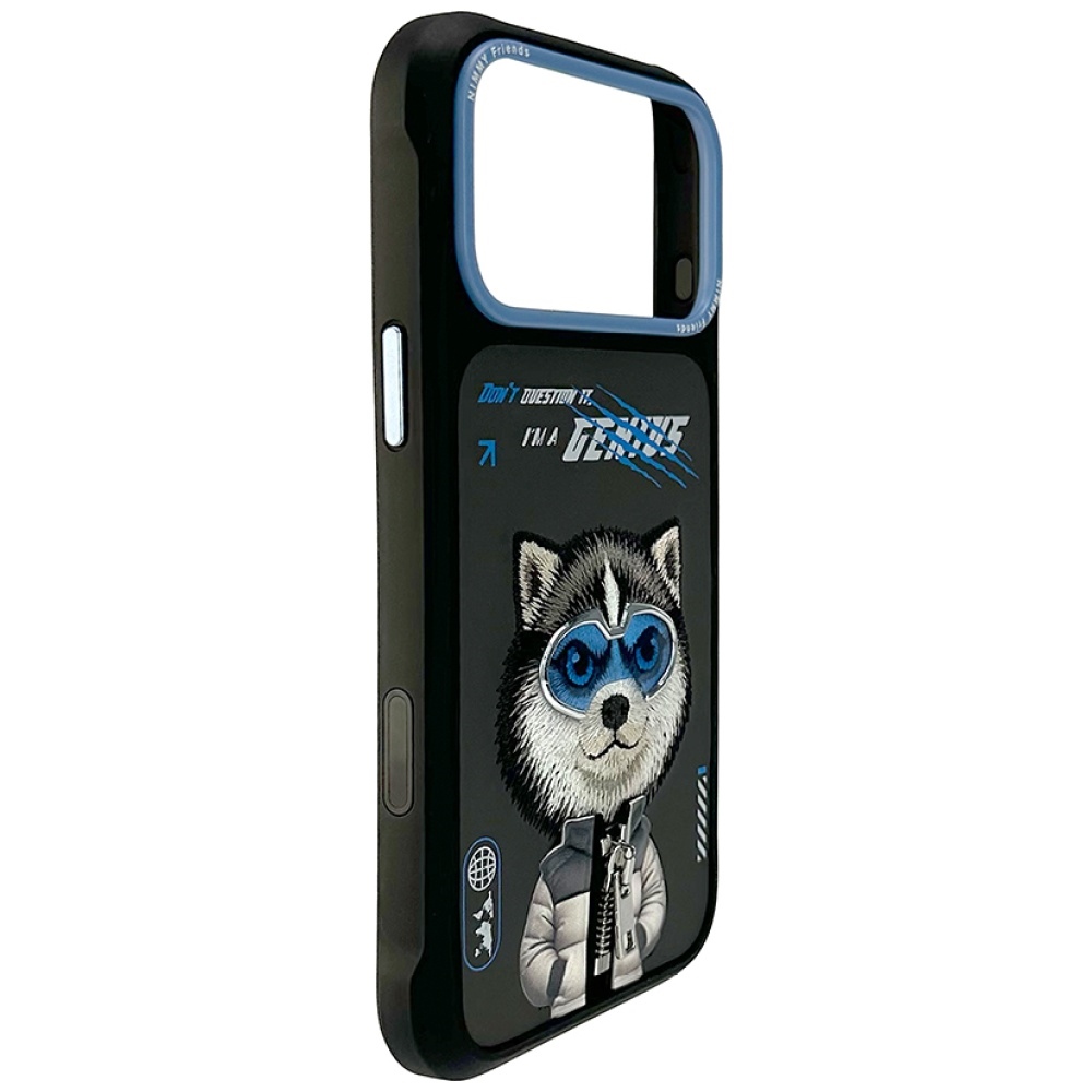 Nimmy Cool&Cute 2.0 Wolf vāciņš iPhone 17 Pro – melns | Phone Case Cover (0)