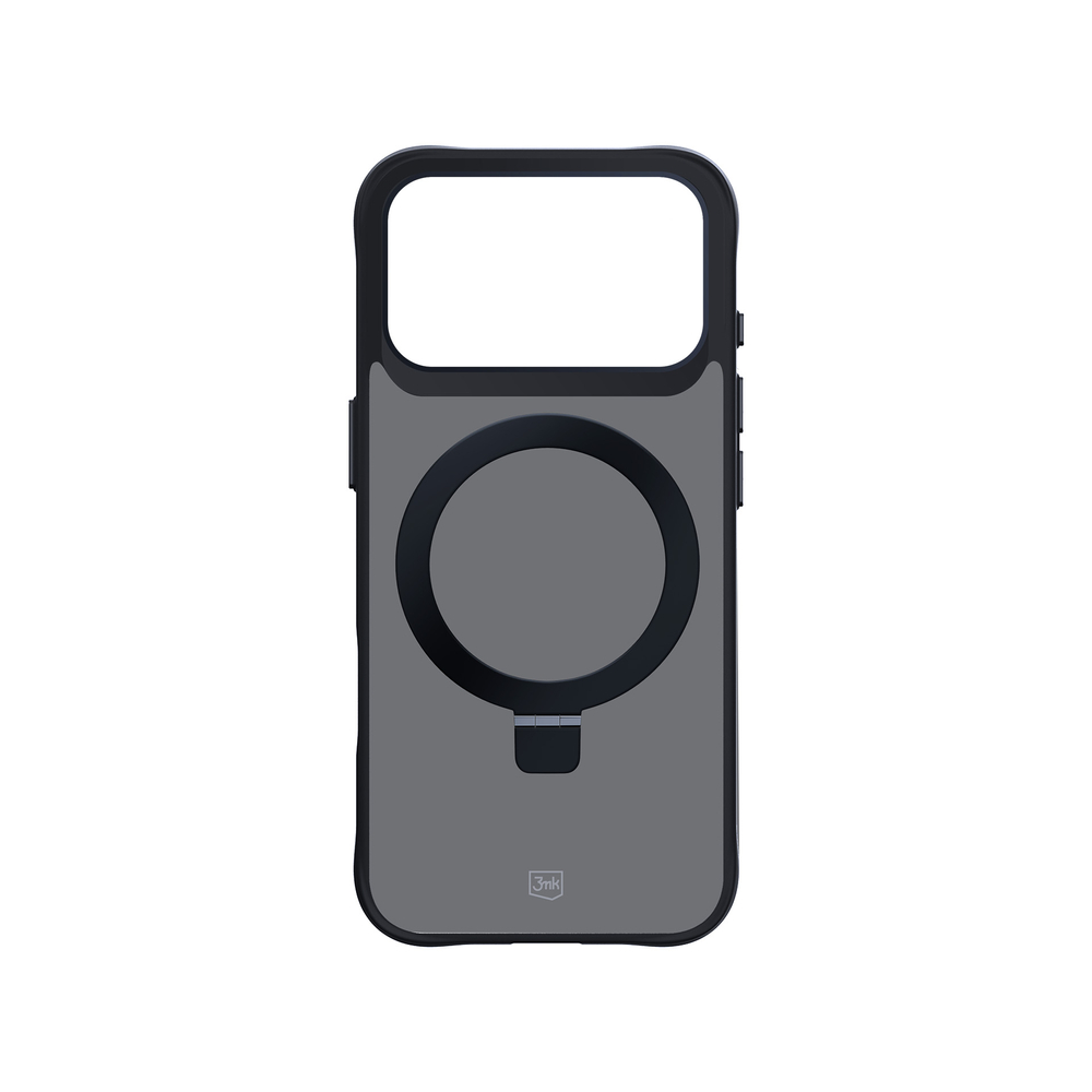 3mk Smoke Case Mag&Stand priekš iPhone 17 Pro — melns | Phone Case Cover (2)
