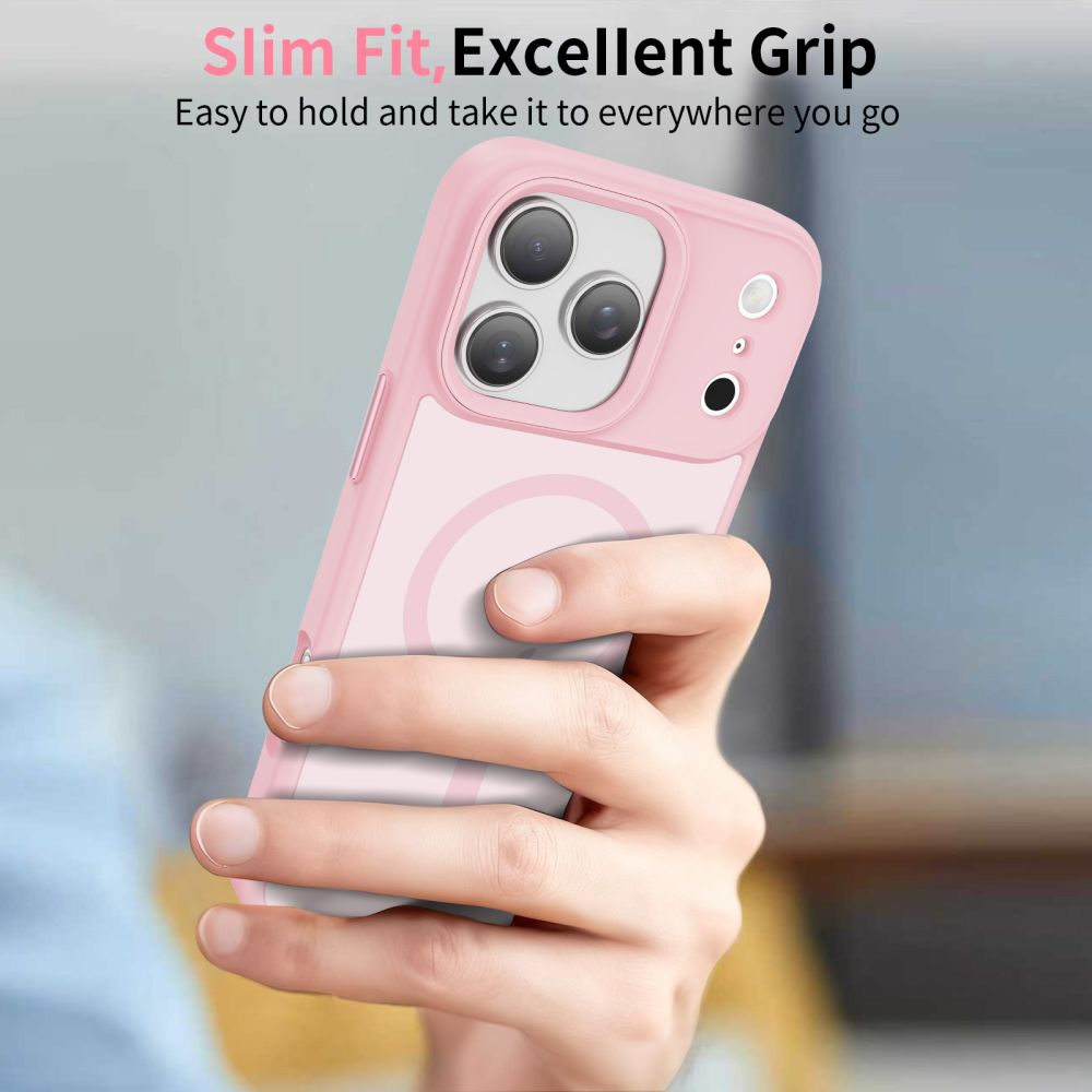 Tech-Protect MagMat MagSafe vāciņš iPhone 17 Pro – rozā | Phone Case Cover (3)